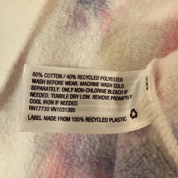 Wild fable cropped pink tie dye hoodie nwt - Picture 5 of 7